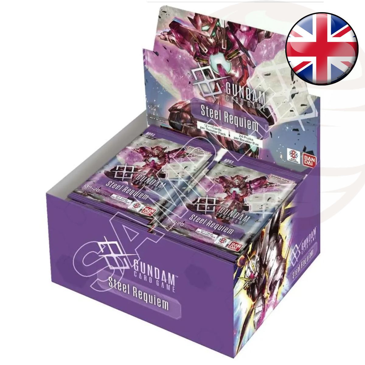 Boite de 24 Boosters - Steel Requiem [GD-03] - Gundam CG - GD03 - EN