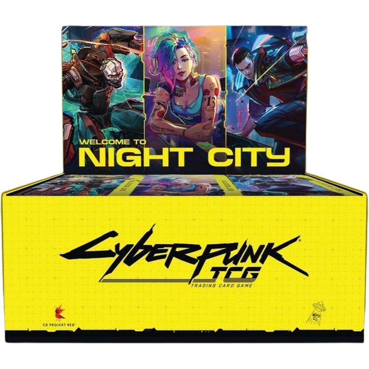 Boite de 24 Set Boosters - Welcome to Night City - Cyberpunk TCG - Anglais