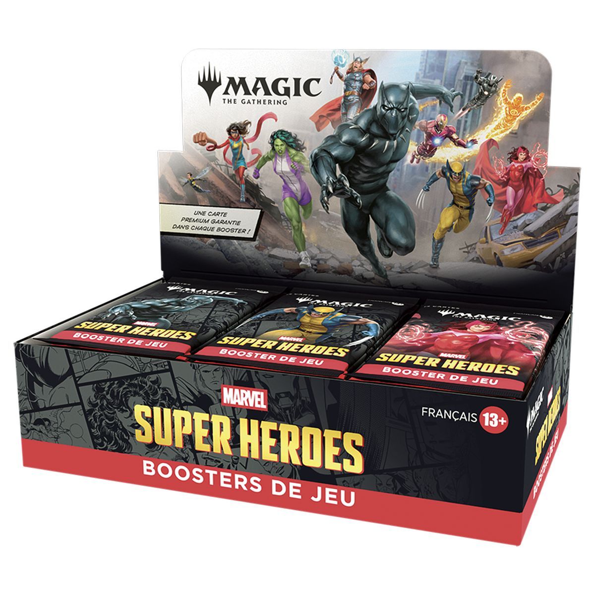Boite de 30 Boosters de Jeu - Marvel Super Heroes - Magic The Gathering - FR