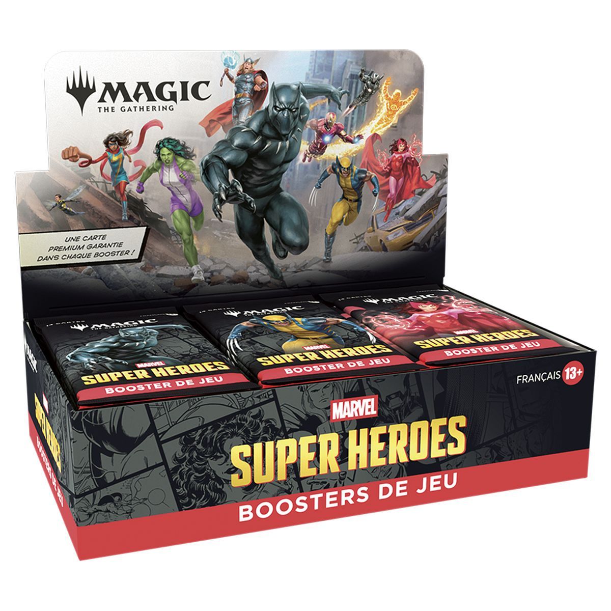 Boite de 30 Boosters de Jeu - Marvel Super Heroes - Magic The Gathering - FR