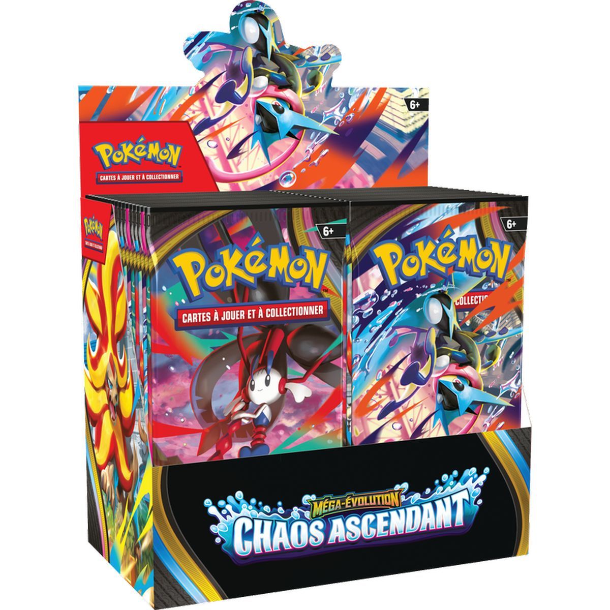 Boite de 36 Boosters - Mega-Evolution : Chaos Ascendant [ME04][CRI] - Pokémon - FR