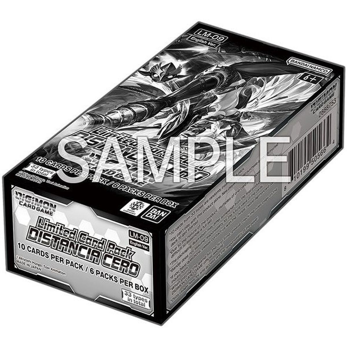 Boite de 6 Boosters - Distancia Cero [LM09] - Digimon Card Game -  EN