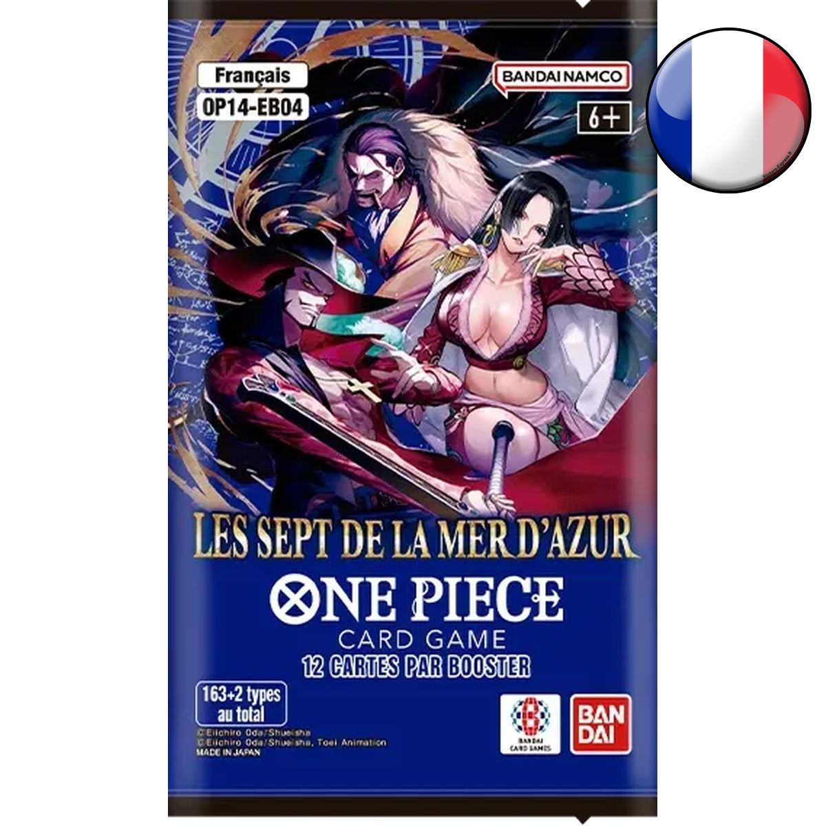 Booster - OP14~EB04 "Les Sept de la Mer Azur" - One Piece CG - OP-14 EB-04 - FR