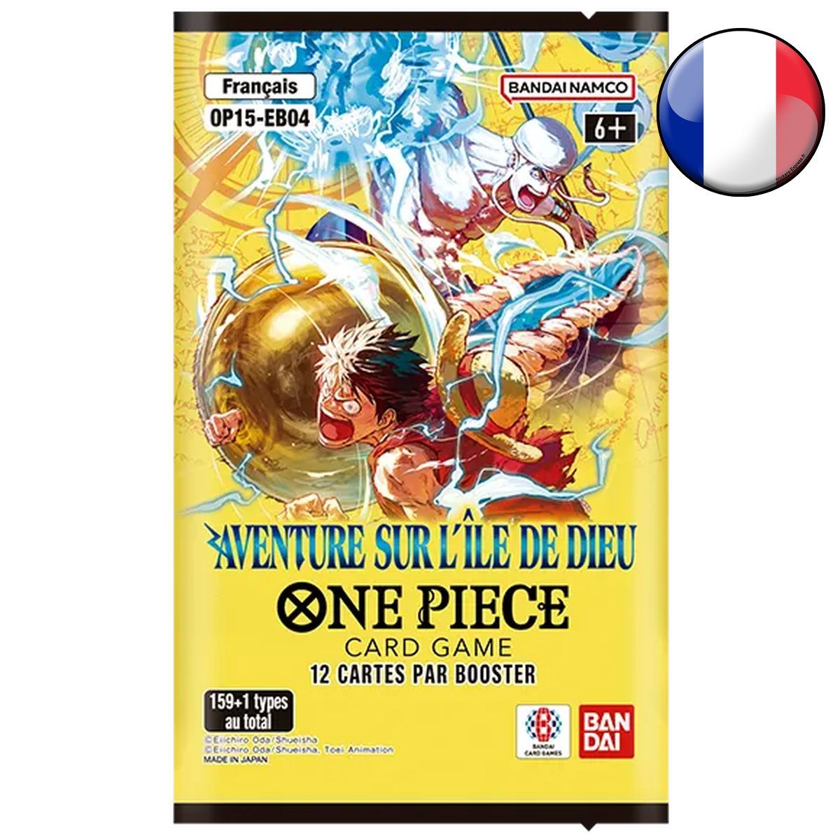 Booster - OP15~EB04 "Aventure sur l'Ile de Dieu" - One Piece CG -  OP-15 EB-04 - FR