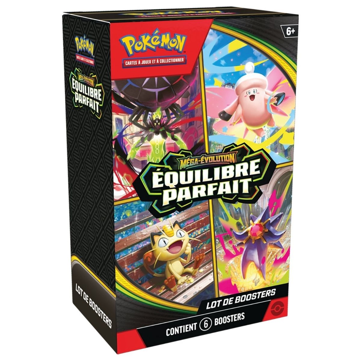 Bundle 6 Boosters - Mega-Evolution : Équilibre Parfait [ME03][POR] - Pokémon - FR