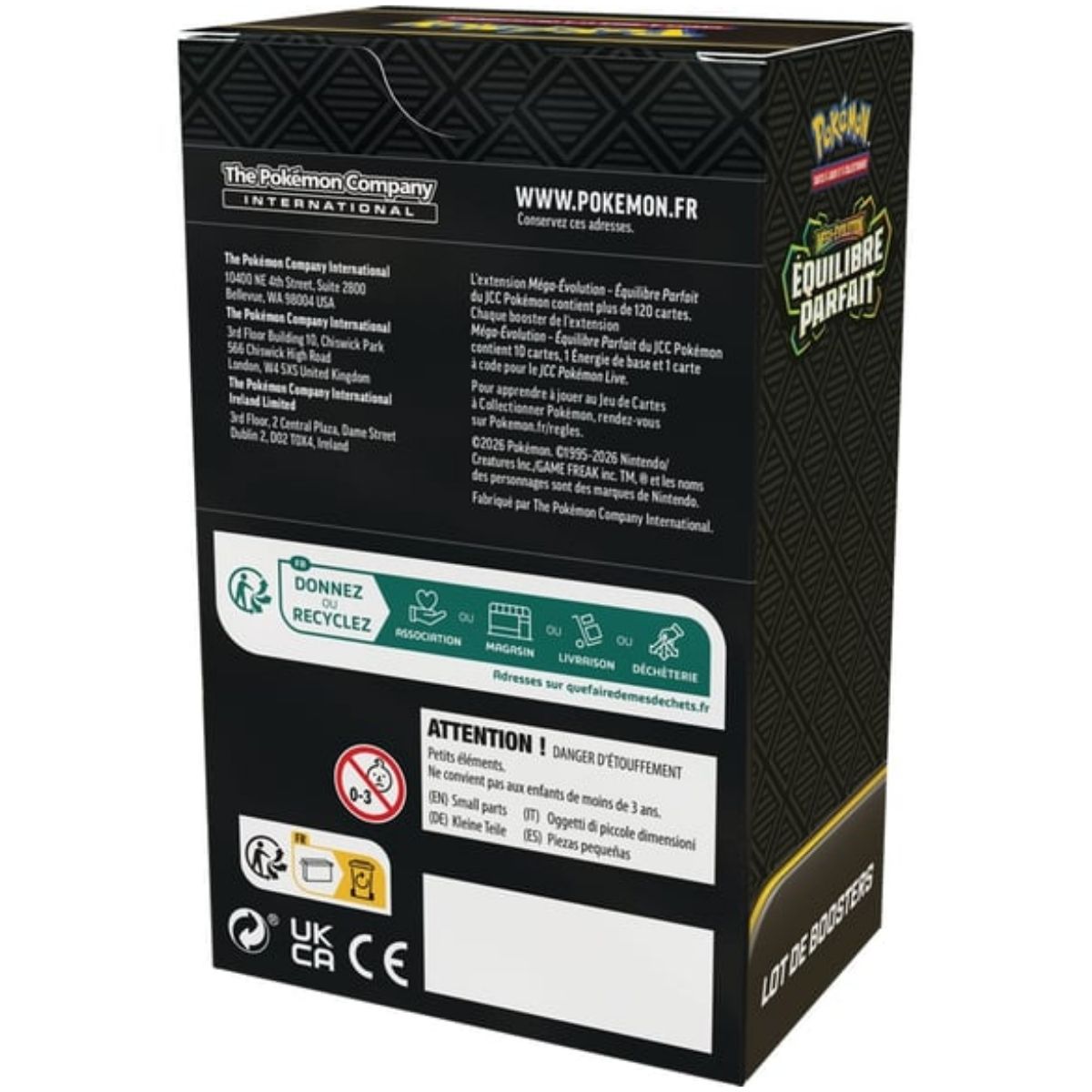 Bundle 6 Boosters - Mega-Evolution : Équilibre Parfait [ME03][POR] - Pokémon - FR