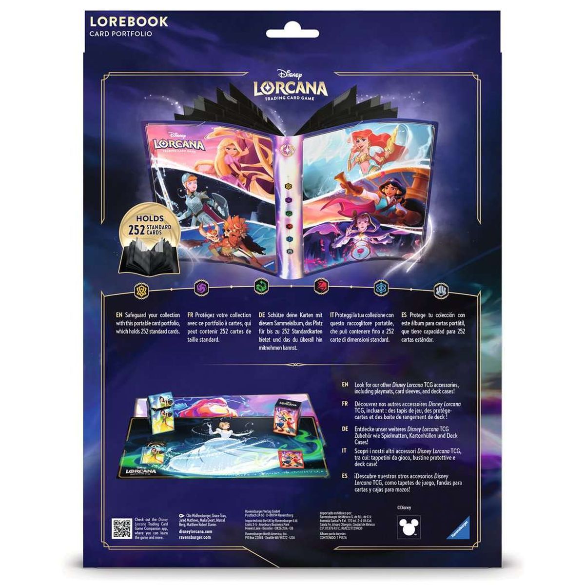 Card Portfolio - Princesses - Classeur 252 Cartes - Disney Lorcana - Scellé
