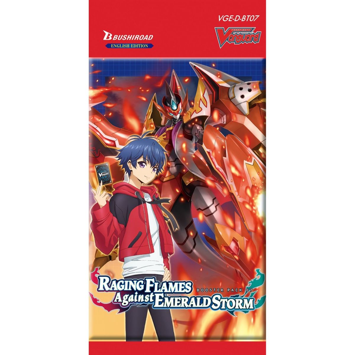 Cardfight!! Vanguard - Booster - Vanguard will+Dress : Raging Flames Against Emerald Storm- D-BT07 - EN