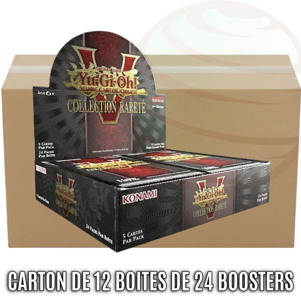 Carton de 12 Boites de 24 Boosters - Collection Rareté 5 - Yu-Gi-Oh! - RA05 - FR