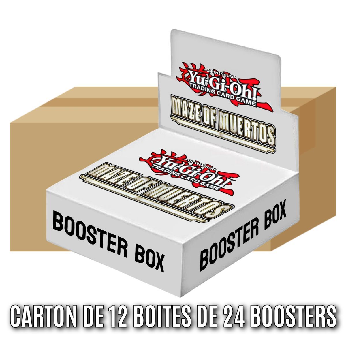 Carton de 12 Boites de 24 Boosters - Le Labyrinthe des Morts - Yu-Gi-Oh! - MZMU - FR