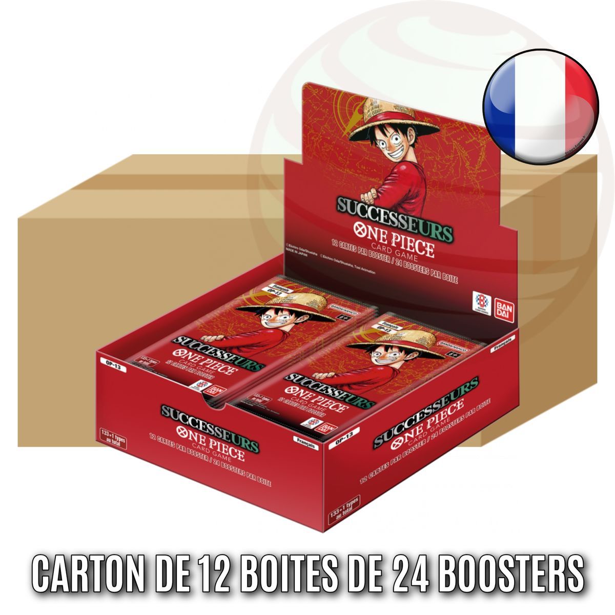 Item Carton de 12 Boites de 24 Boosters - OP13 "Successeurs" - One Piece CG -  OP-13 - FR