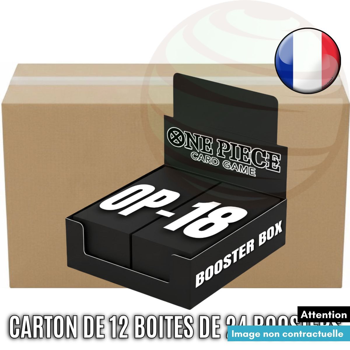 Carton de 12 Boites de 24 Boosters - OP18 - One Piece CG -  OP-18 - FR