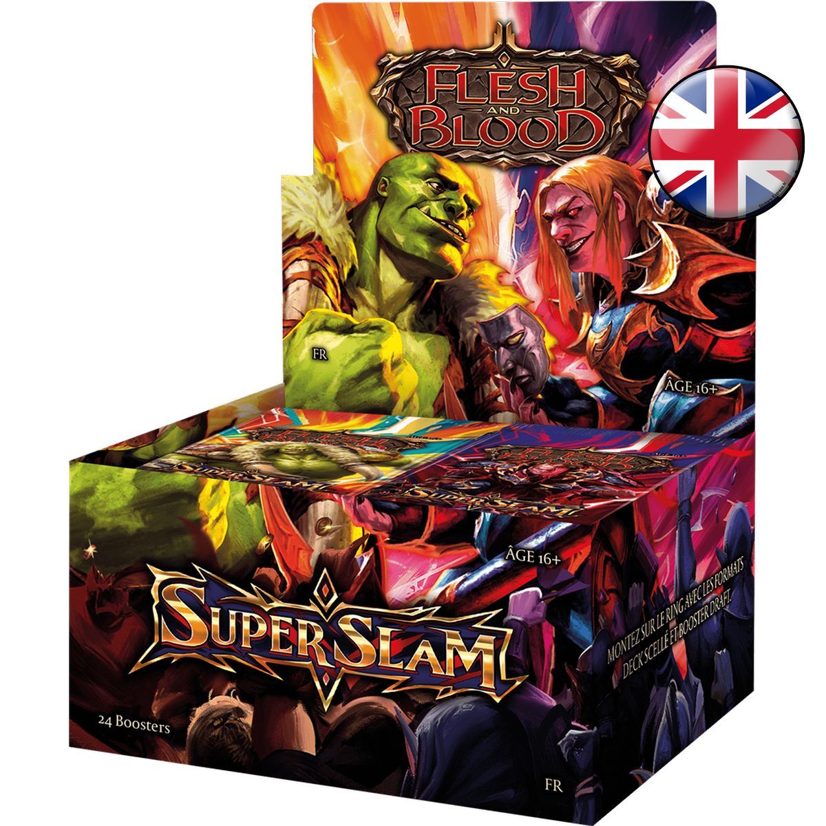 Carton de 4 Boites de 24 Boosters - Super Slam - Flesh & Blood - FAB - EN