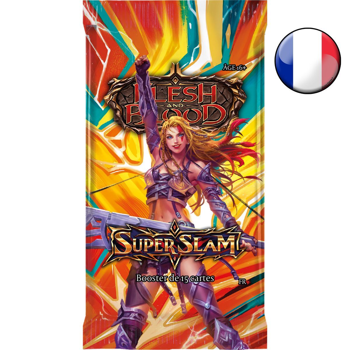 Carton de 4 Boites de 24 Boosters - Super Slam - Flesh & Blood - FAB - FR