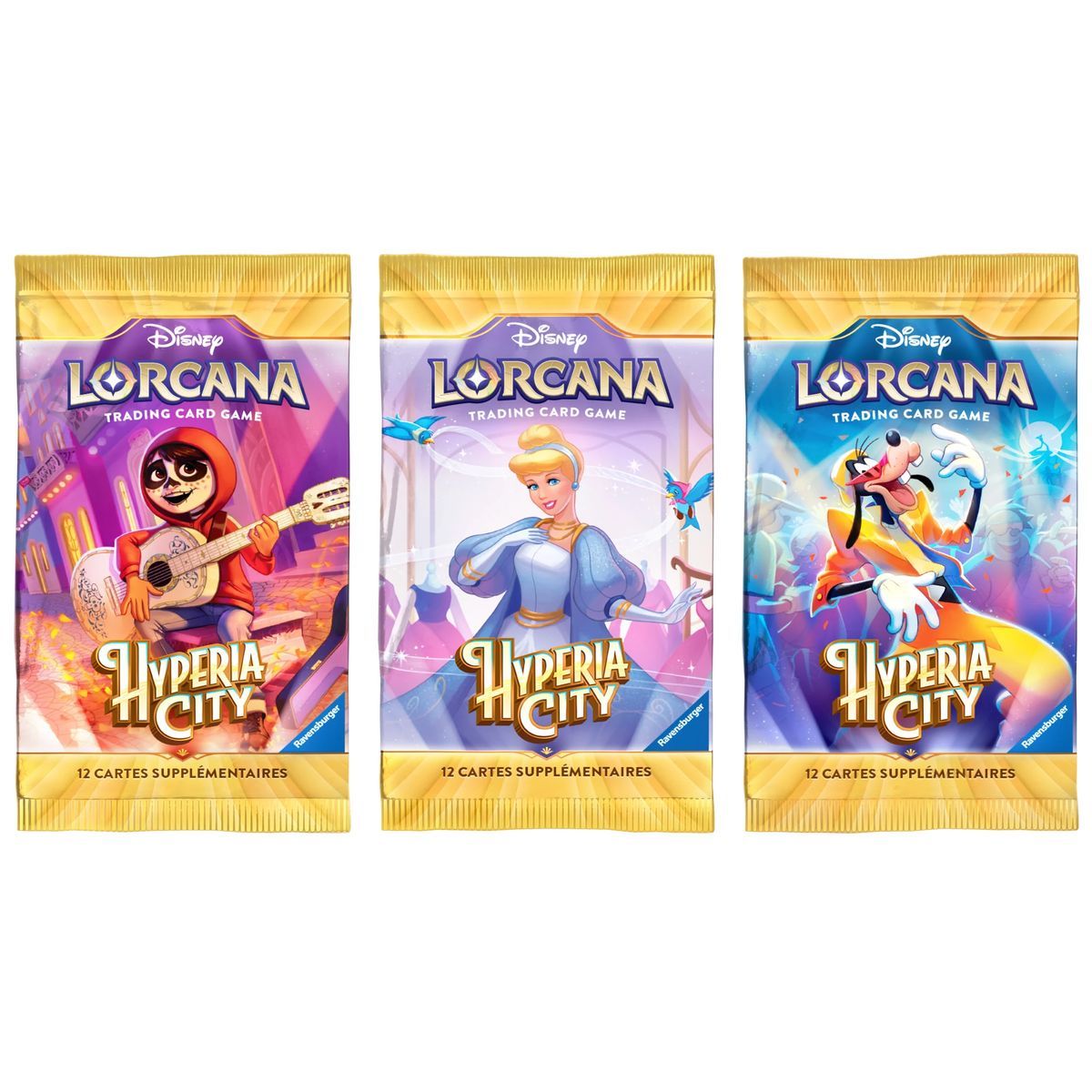 Carton de 4 Troves Packs - Le Trésor des Illumineurs – Chapitre 14 : Hyperia City - Disney Lorcana - Set 14 - FR