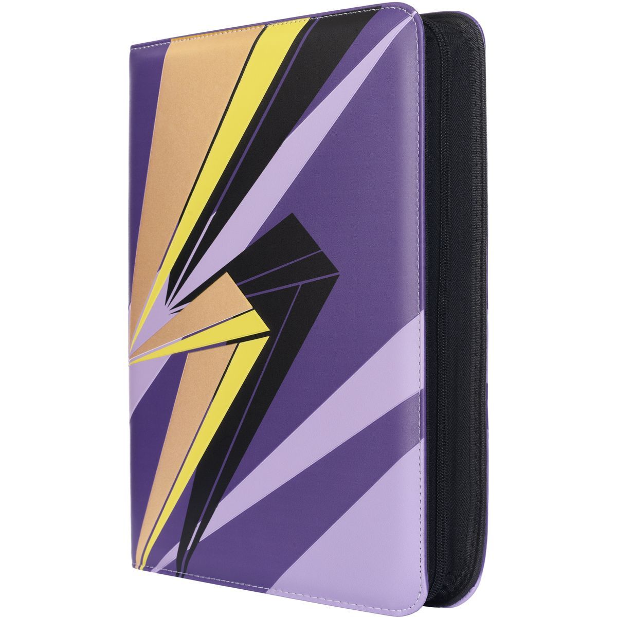 Classeur Master-Zip Binder : Premium Purple Spark - 540 Cartes - Zip Binder 9 Pochettes - Newave Collectibles