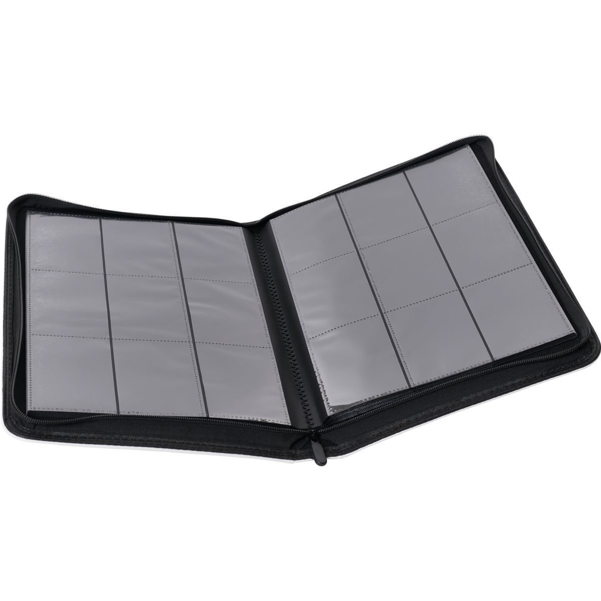 Classeur Master-Zip Binder : Premium White - 540 Cartes - Zip Binder 9 Pochettes - Newave Collectibles