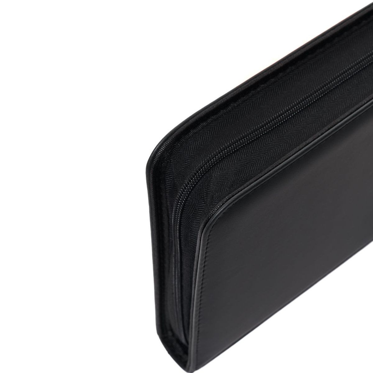 Classeur Toploader Premium Black - 144 Cartes - Zip Binder 4 Pochettes - Newave Collectibles