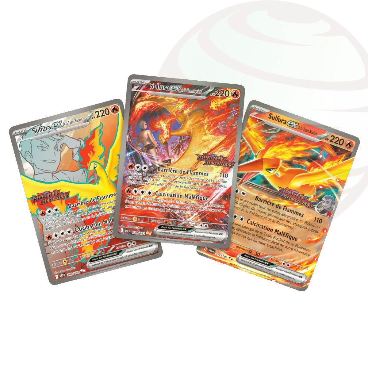 Coffret 18 Boosters - Collection Ultra Premium : Sulfura-ex de la Team Rocket - Pokémon - FR
