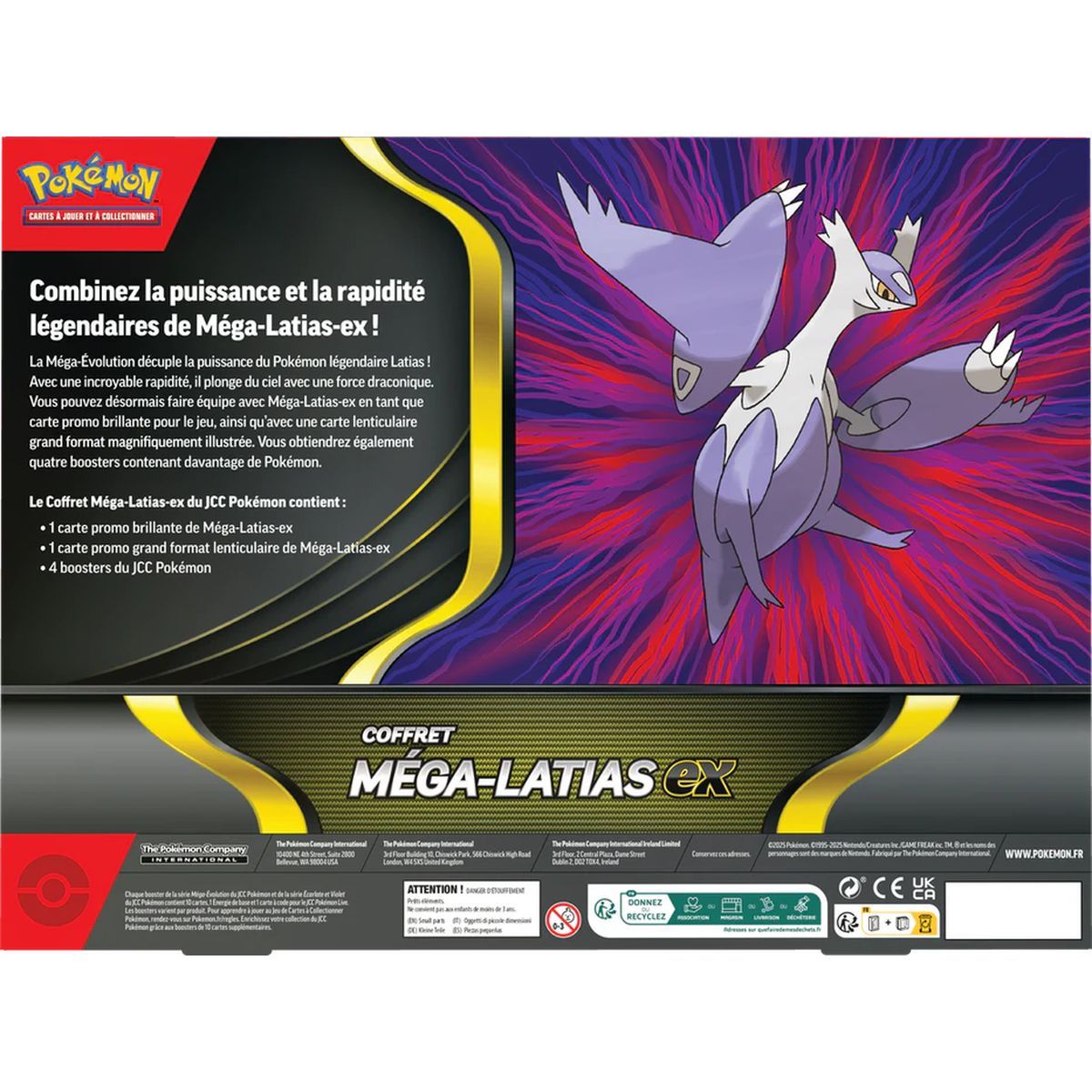 Coffret 4 Boosters - Mega Latias-ex - Pokémon - FR