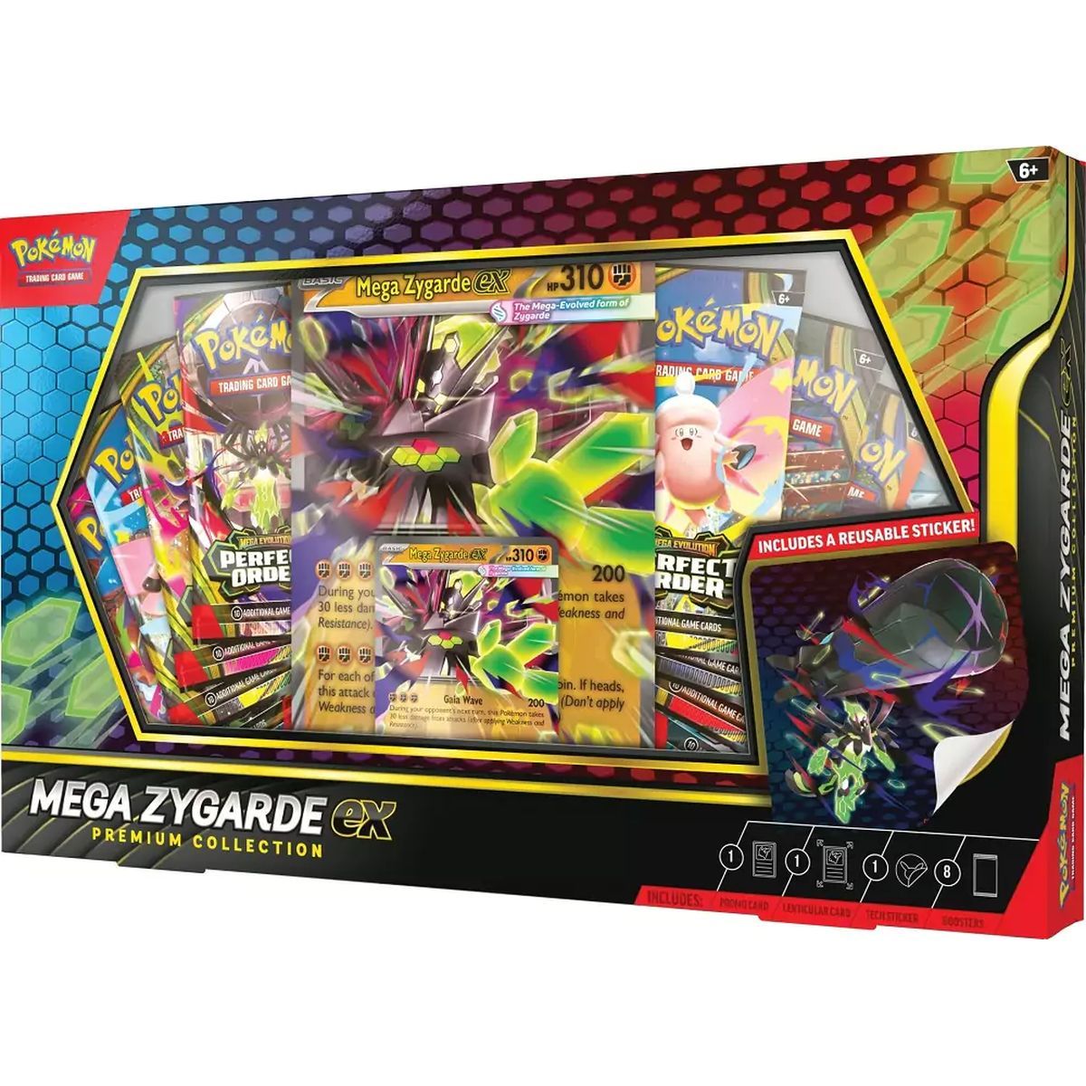Coffret 8 Boosters - Collection Premium : Méga-Zygarde ex - Pokémon - FR