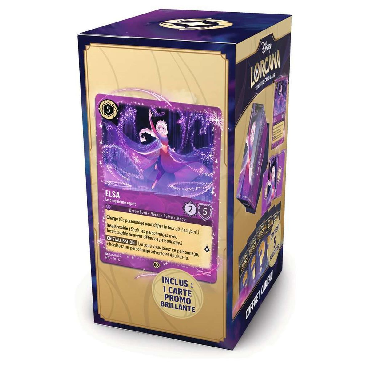 Coffret Cadeau - 5 Boosters - Elsa 2025 - Disney Lorcana - FR