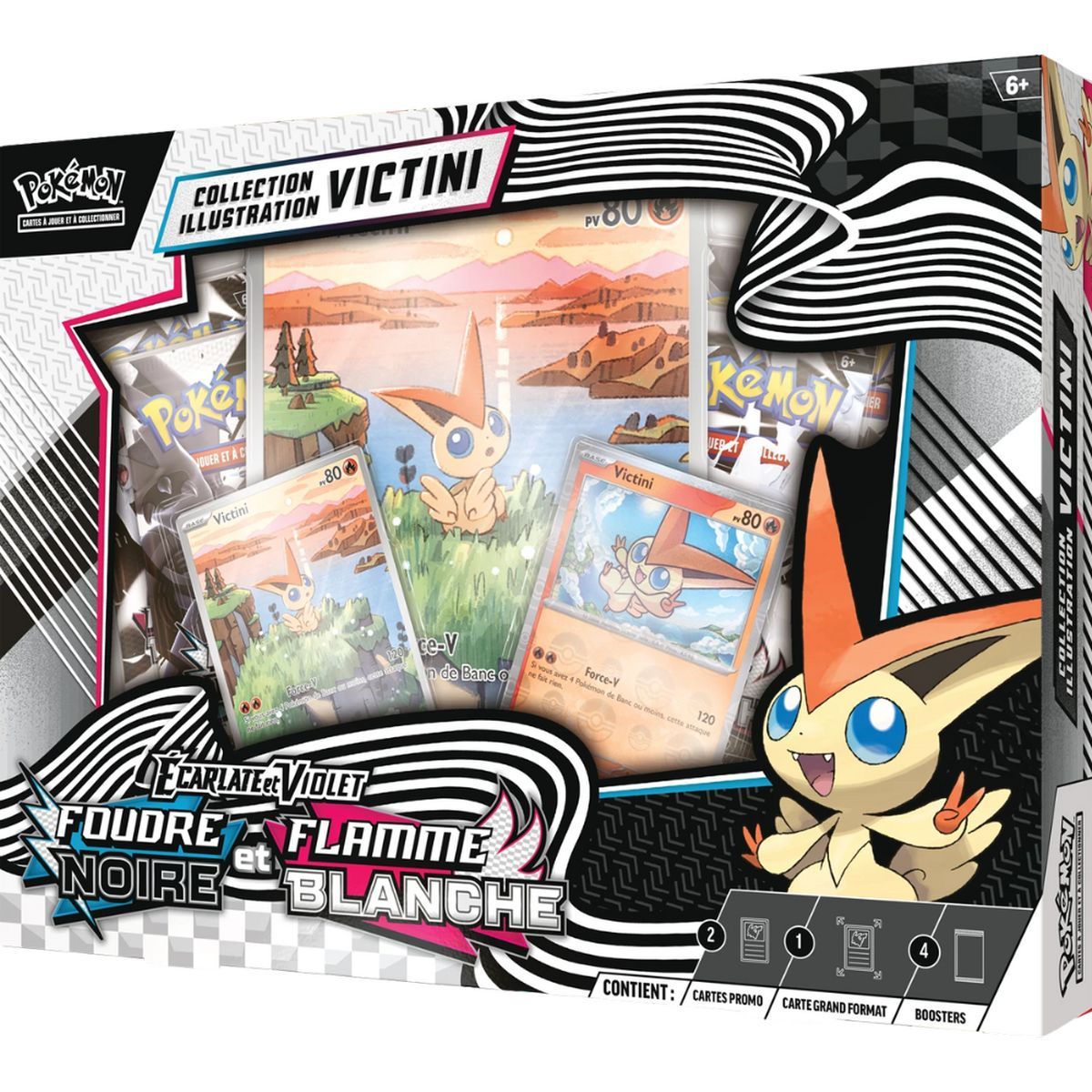 Item Coffret Collection Illustration "Victini" - Écarlate et Violet : Flamme Blanche & Foudre Noire - [SV10.5 - EV10.5] - Pokémon - FR