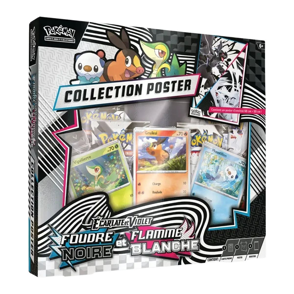 Coffret Collection Poster Unys - Écarlate et Violet : Flamme Blanche & Foudre Noire - [SV10.5 - EV10.5] - Pokémon - FR