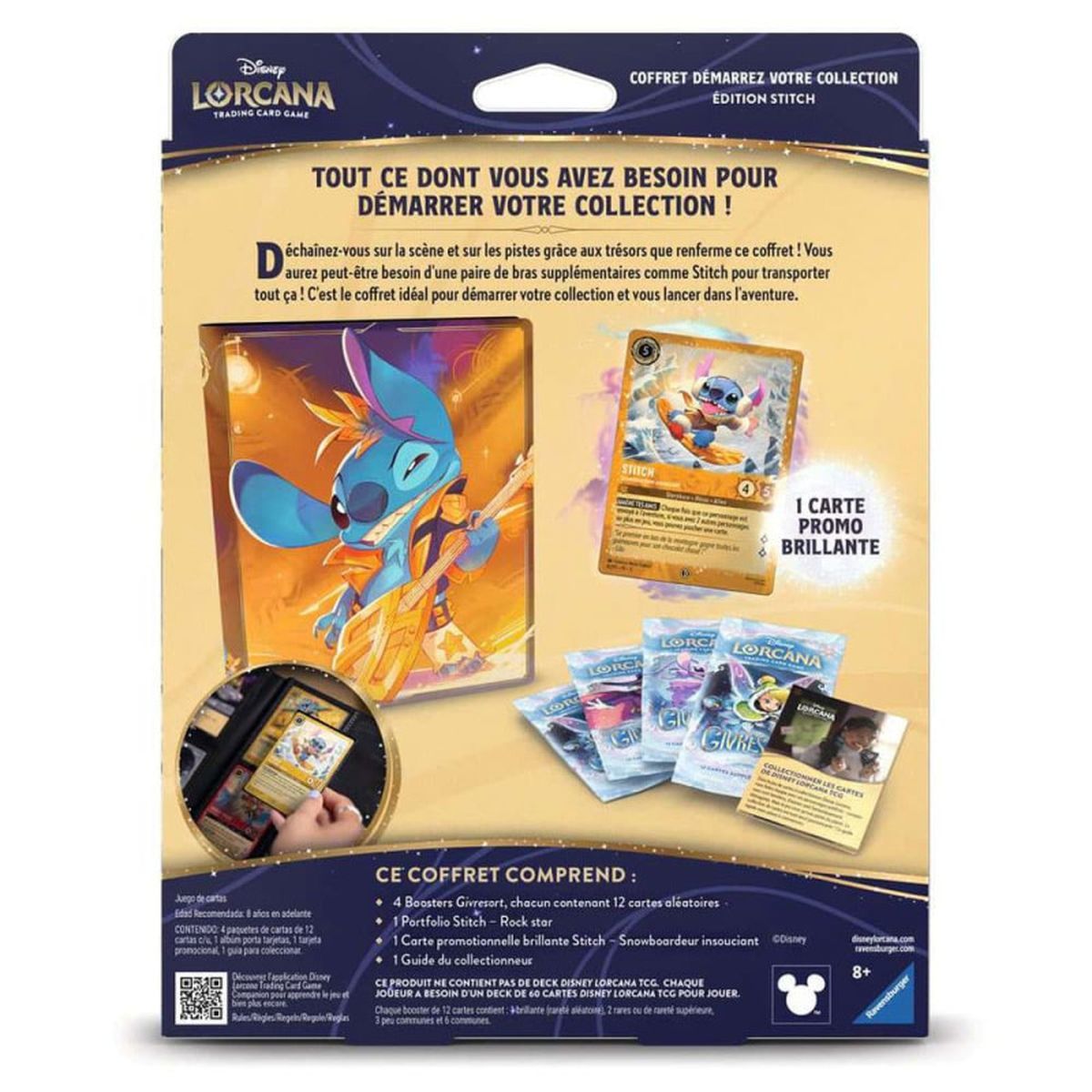 Coffret "Démarrez votre Collection" - 4 Boosters - Stitch - Disney Lorcana - Givresort - FR