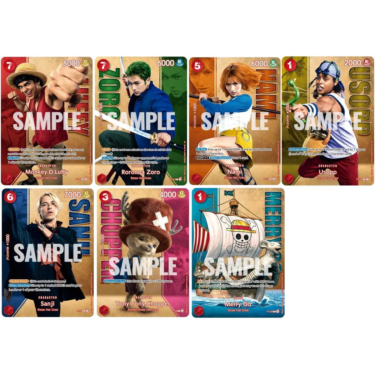 Coffret - Premium Card Collection - Live Action Vol.2 : Strawhat Crew - One Piece Card Game - Anglais