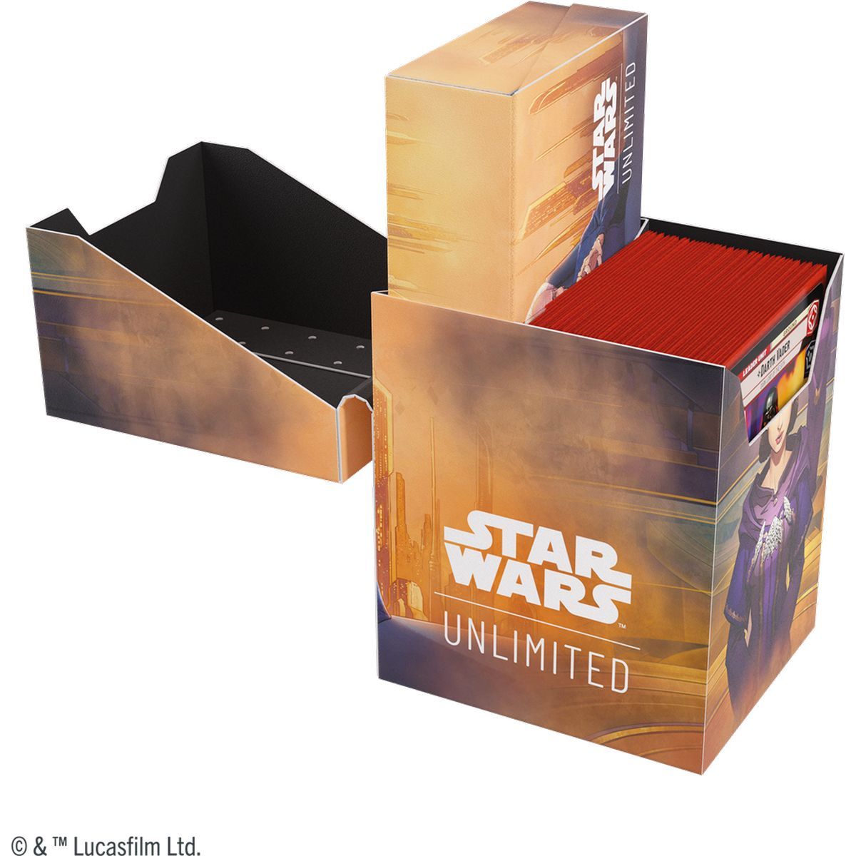 Deck Box - Soft Crate : Padme/Palpatine - Star Wars : Unlimited - Gamegenic