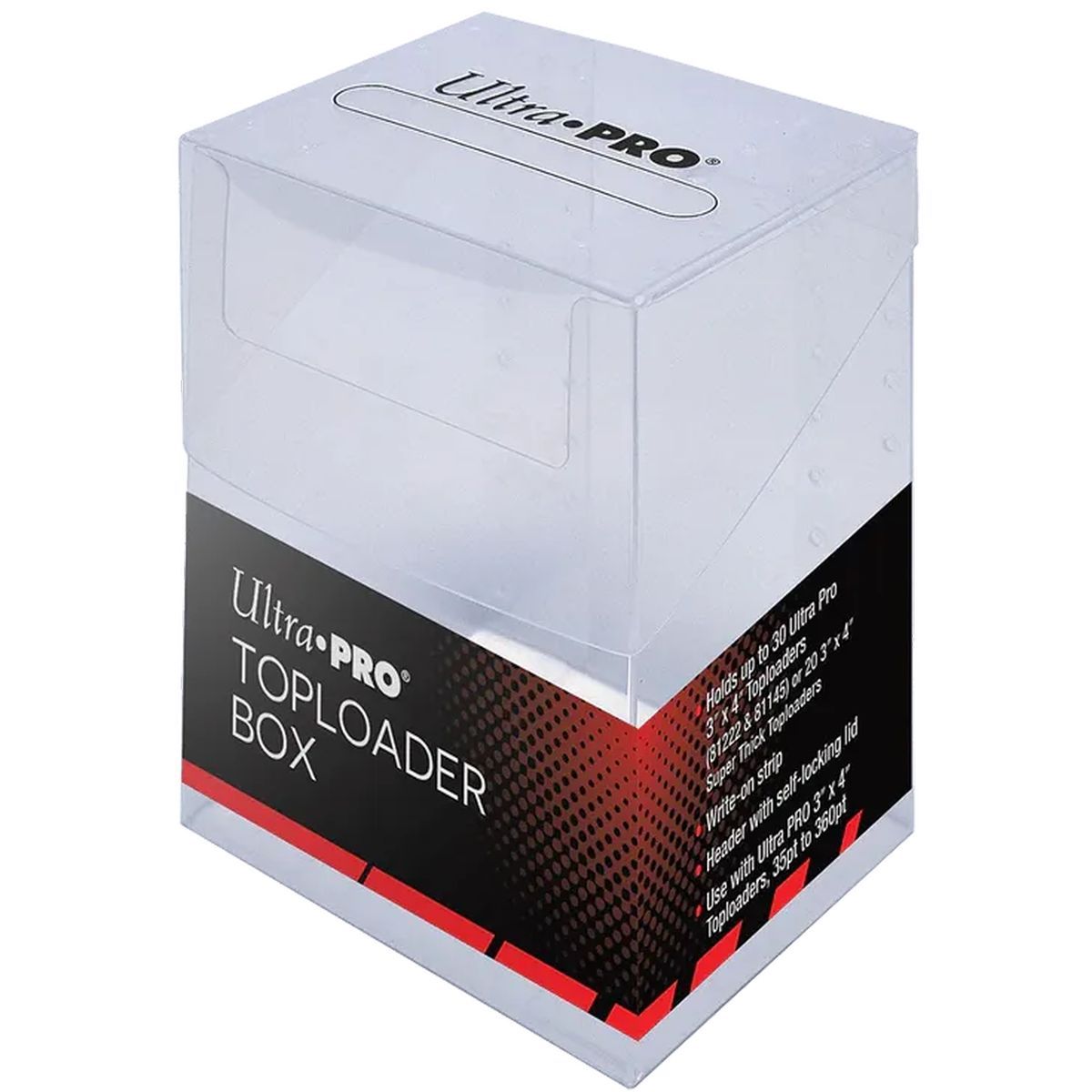 Item Deck Box - Toploader Storage Box for 3" x 4" Toploaders - Ultra Pro