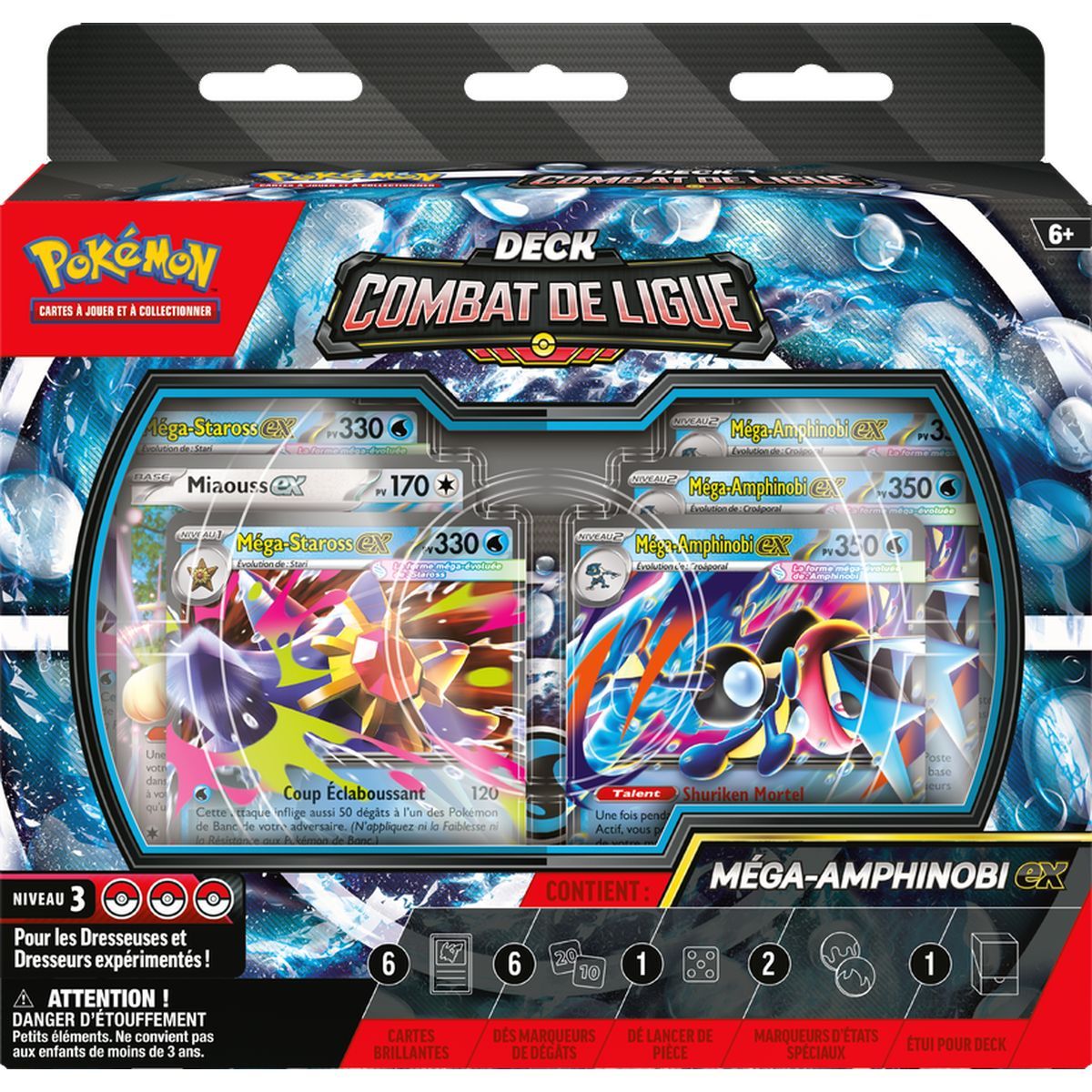 Deck Combat de Ligue - Méga-Amphinobi ex - Pokémon - FR
