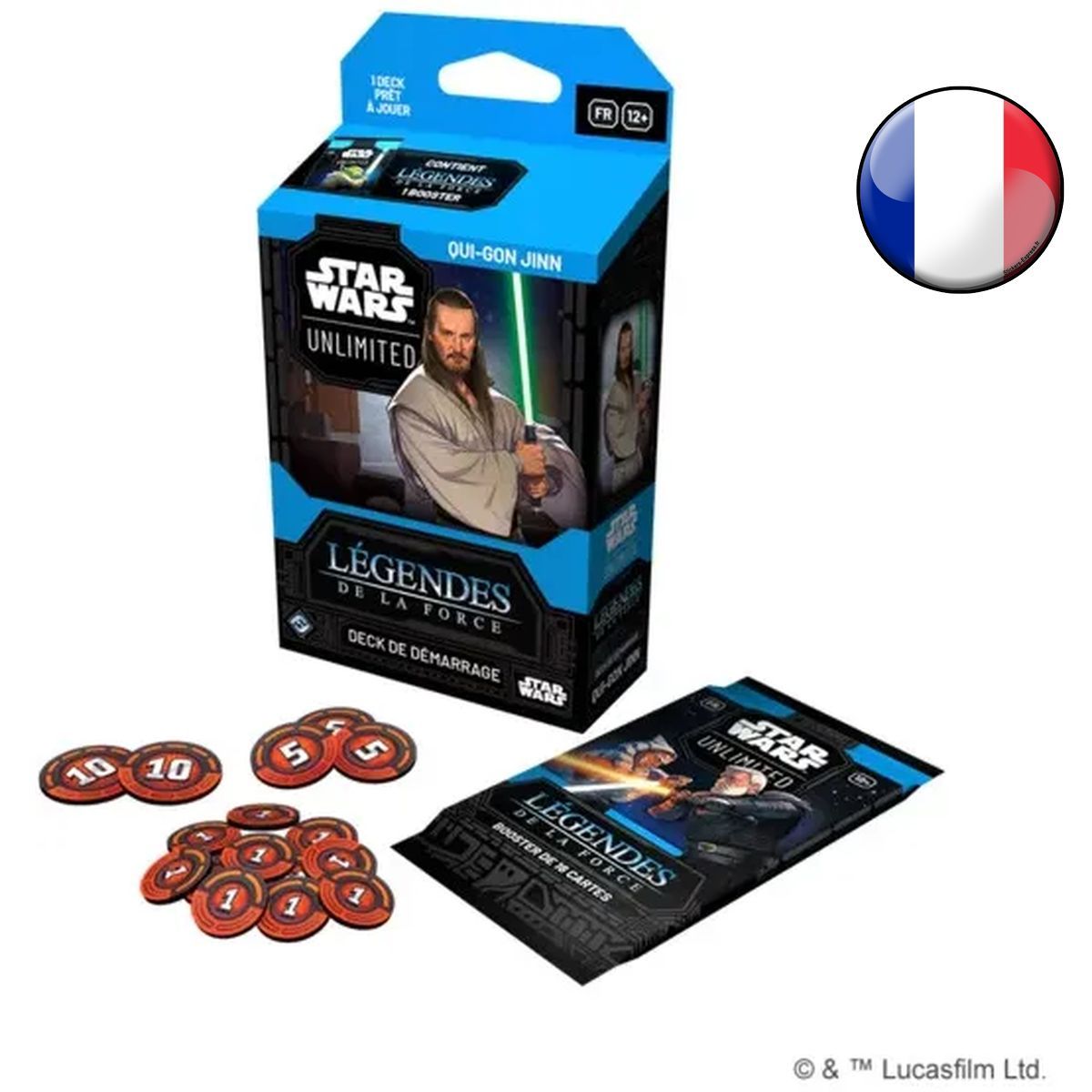 Deck de Démarrage - Qui-Gon - Star Wars Unlimited : Legendes de la Force - FR