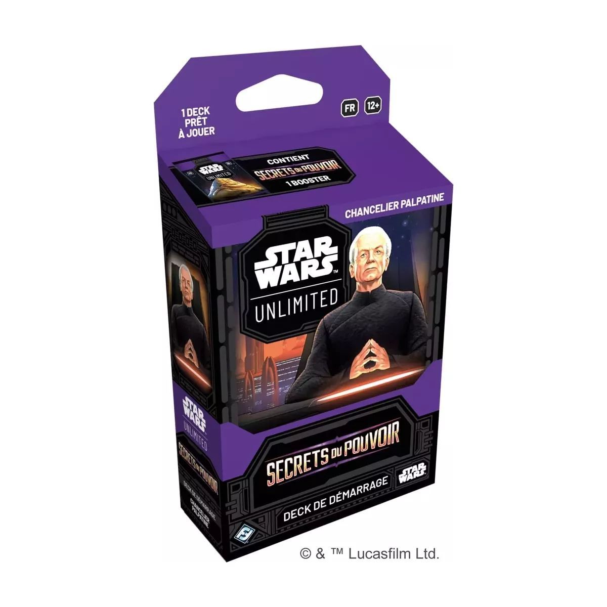 Item Deck de Démarrage Spotlight - Chancelier Palpatine - Star Wars Unlimited : Secrets du Pouvoir - FR