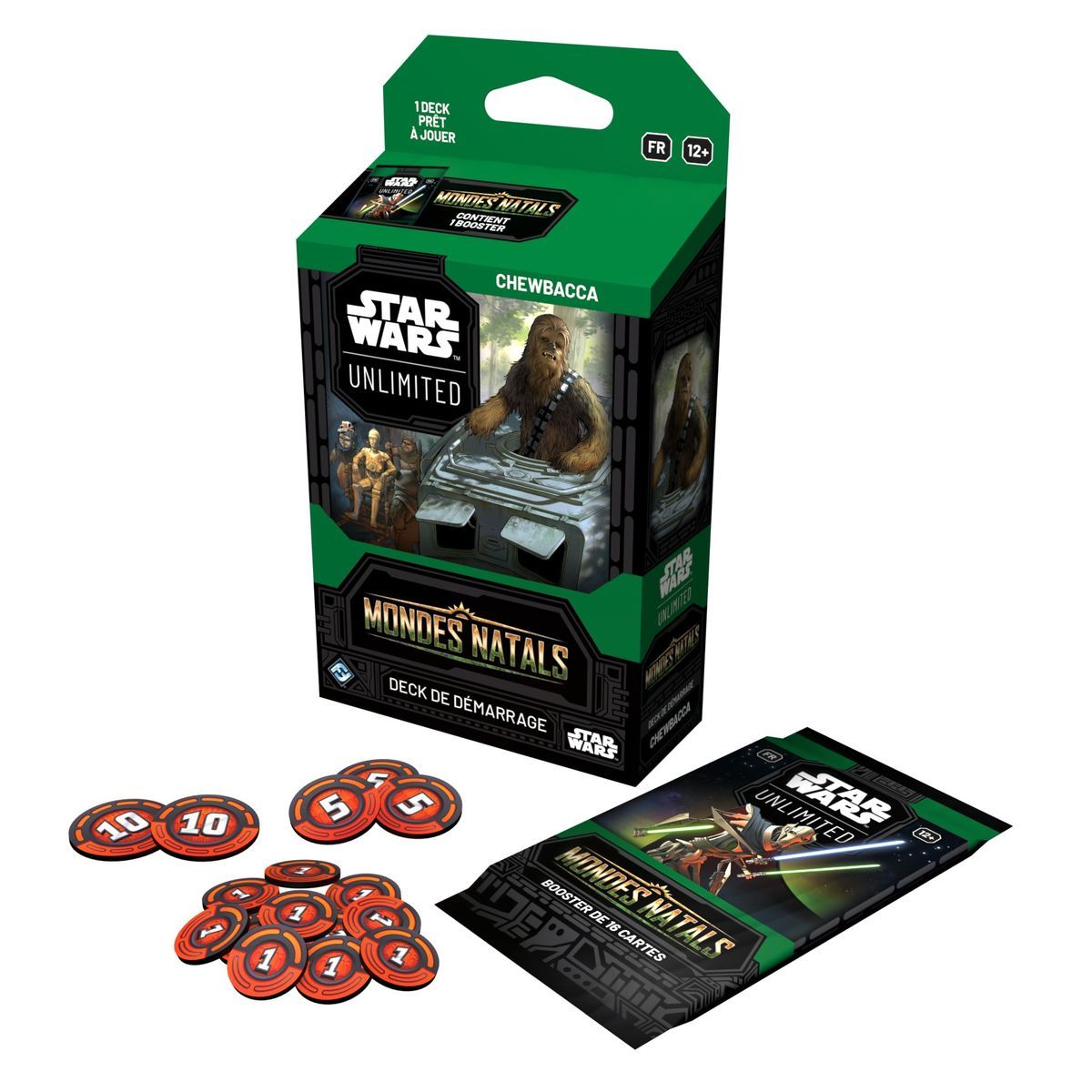 Deck de Démarrage Spotlight - Chewbacca - Star Wars Unlimited : Mondes Natals - Set 9 - FR