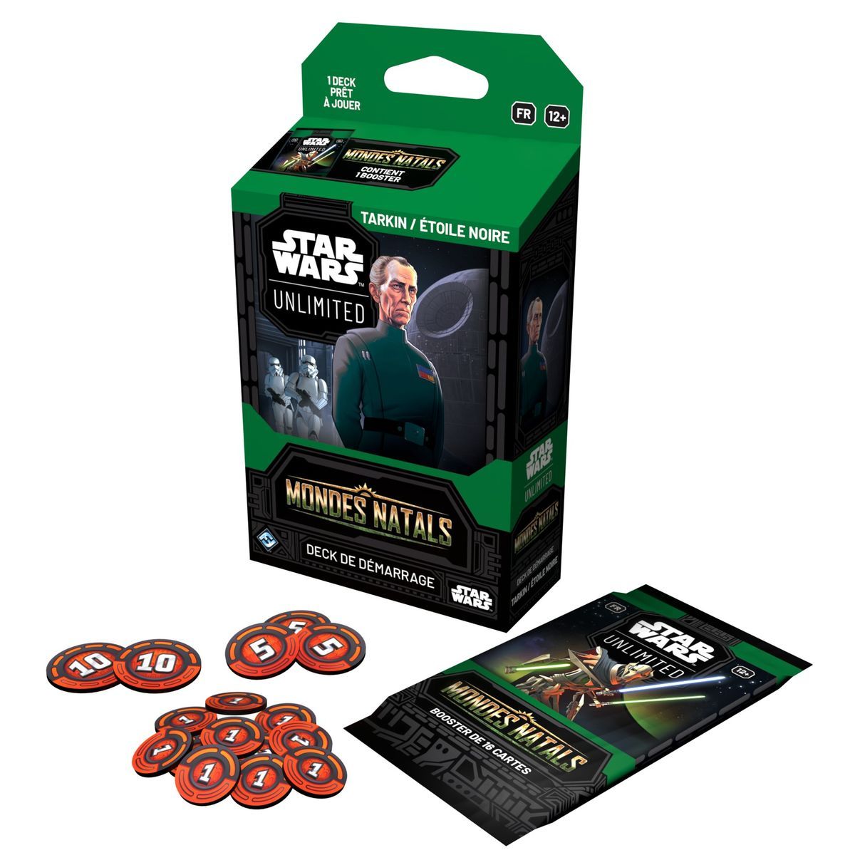Deck de Démarrage Spotlight - Tarkin/ Étoile Noire - Star Wars Unlimited : Mondes Natals - Set 9 - FR