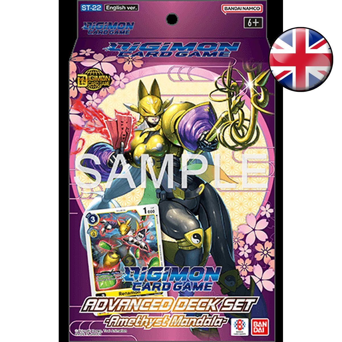 Deck de Démarrage - ST22 Amethyst Mandala - Digimon Card Game - EN
