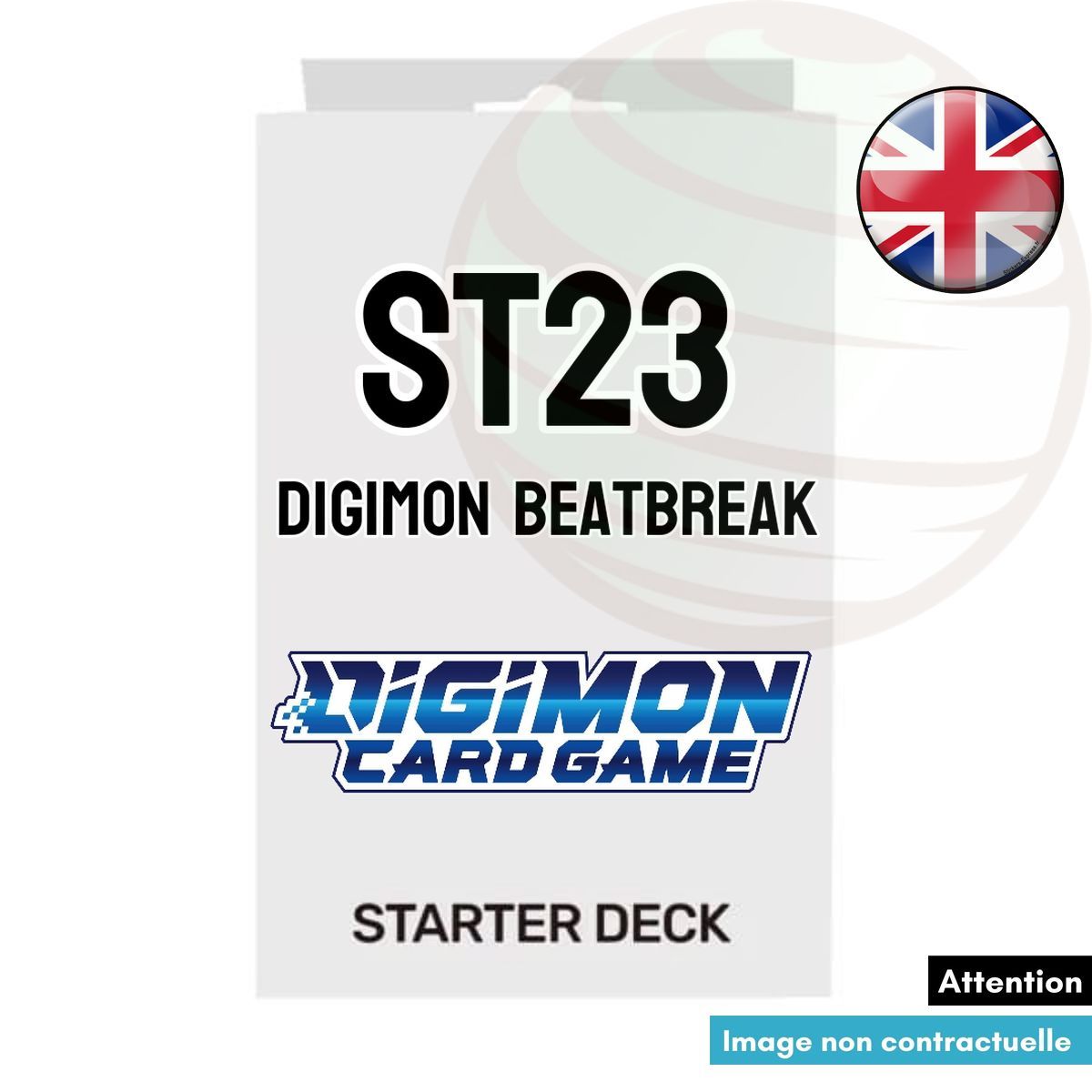 Deck de Démarrage - ST23 Digimon Beatbreak - Digimon Card Game - EN