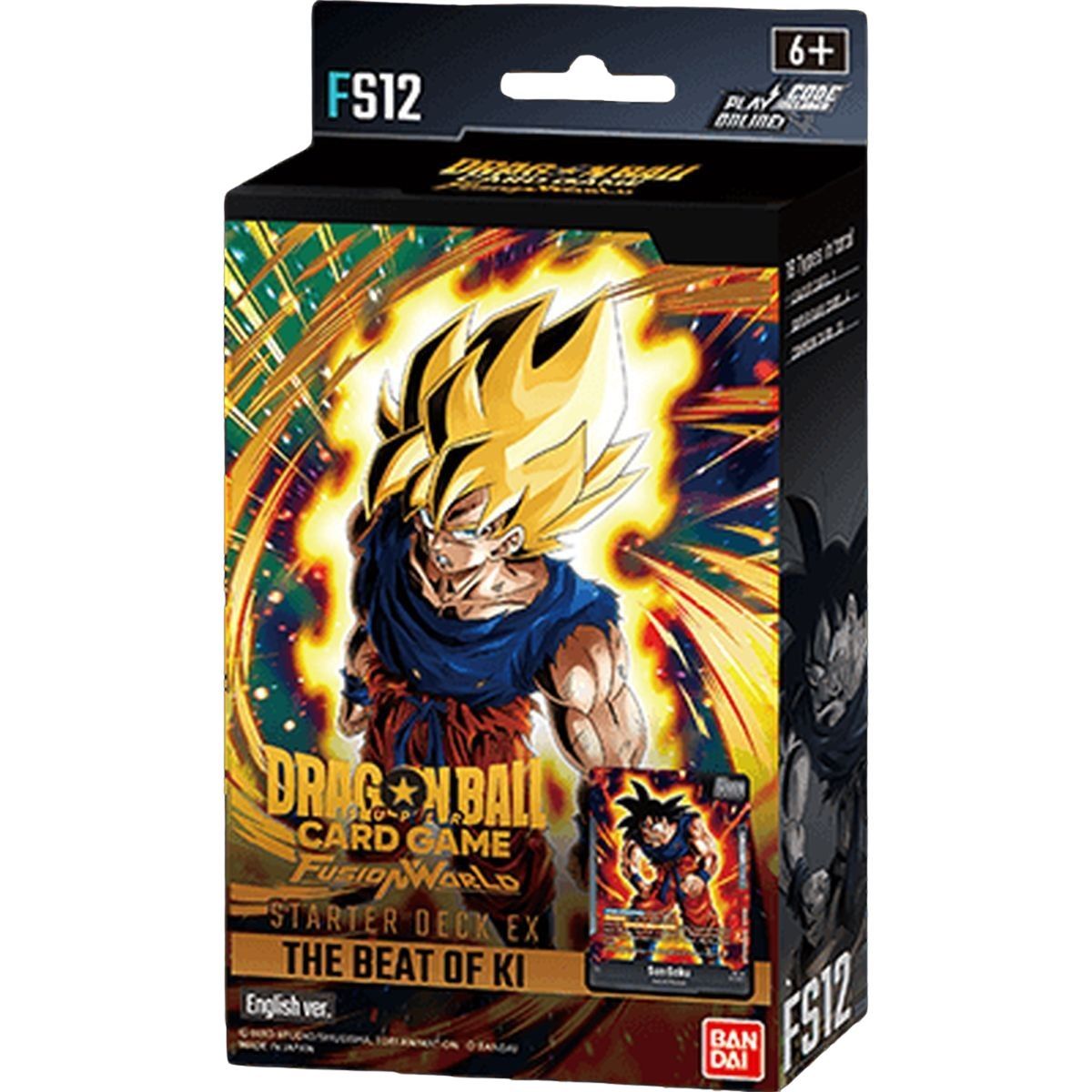 Item Deck de Démarrage - "The Beat of Ki" - FS12 - Dragon Ball Card Game Fusion World -  EN