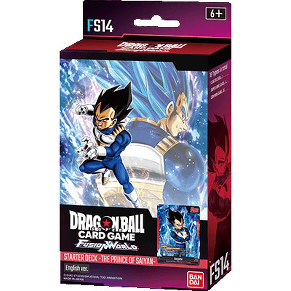Deck de Démarrage - "The Prince Of Saiyan" - FS14 - Dragon Ball Card Game Fusion World -  EN