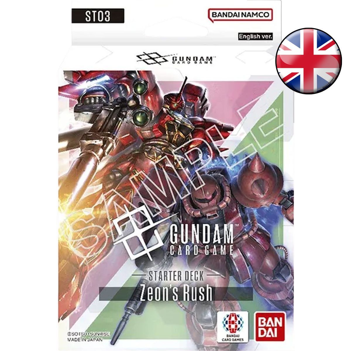 Item Deck de Démarrage - Zeon's Rush - Gundam CG - ST03 - EN