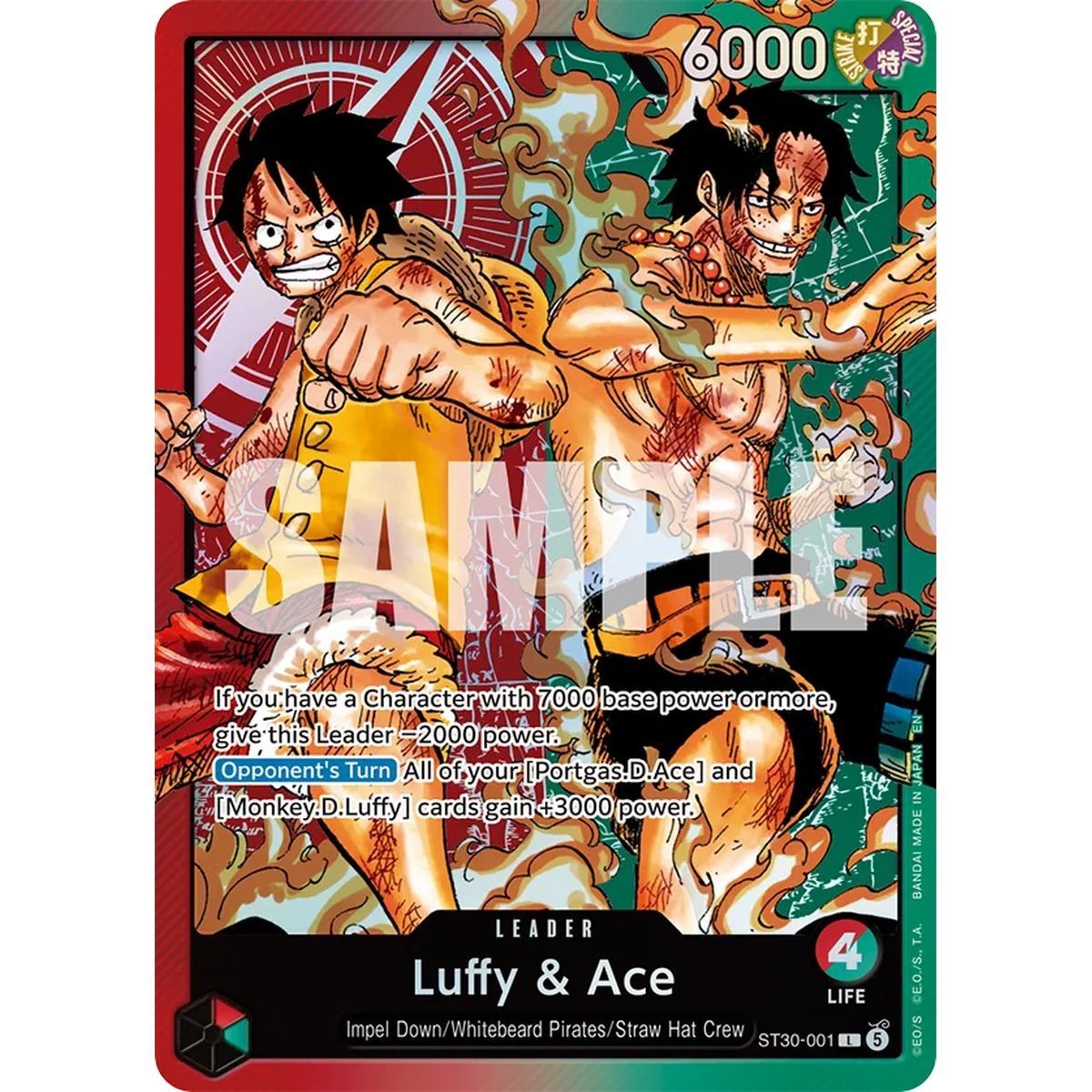 Deck Démarrage - Ace & Luffy - One Piece CG - ST30 - EN