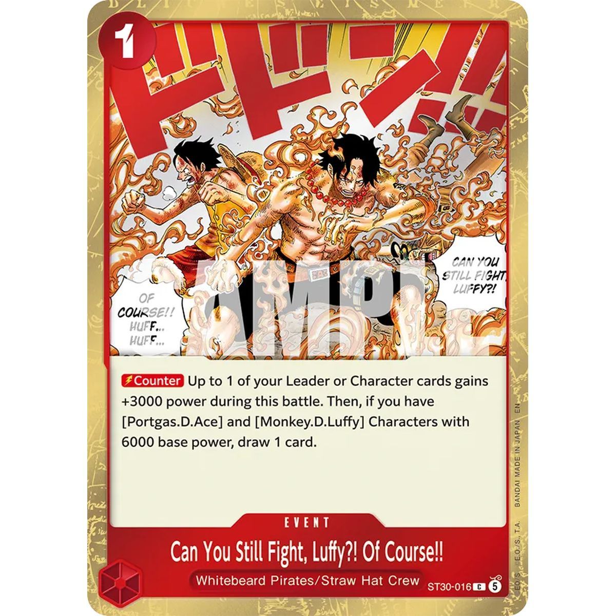 Deck Démarrage - Ace & Luffy - One Piece CG - ST30 - EN