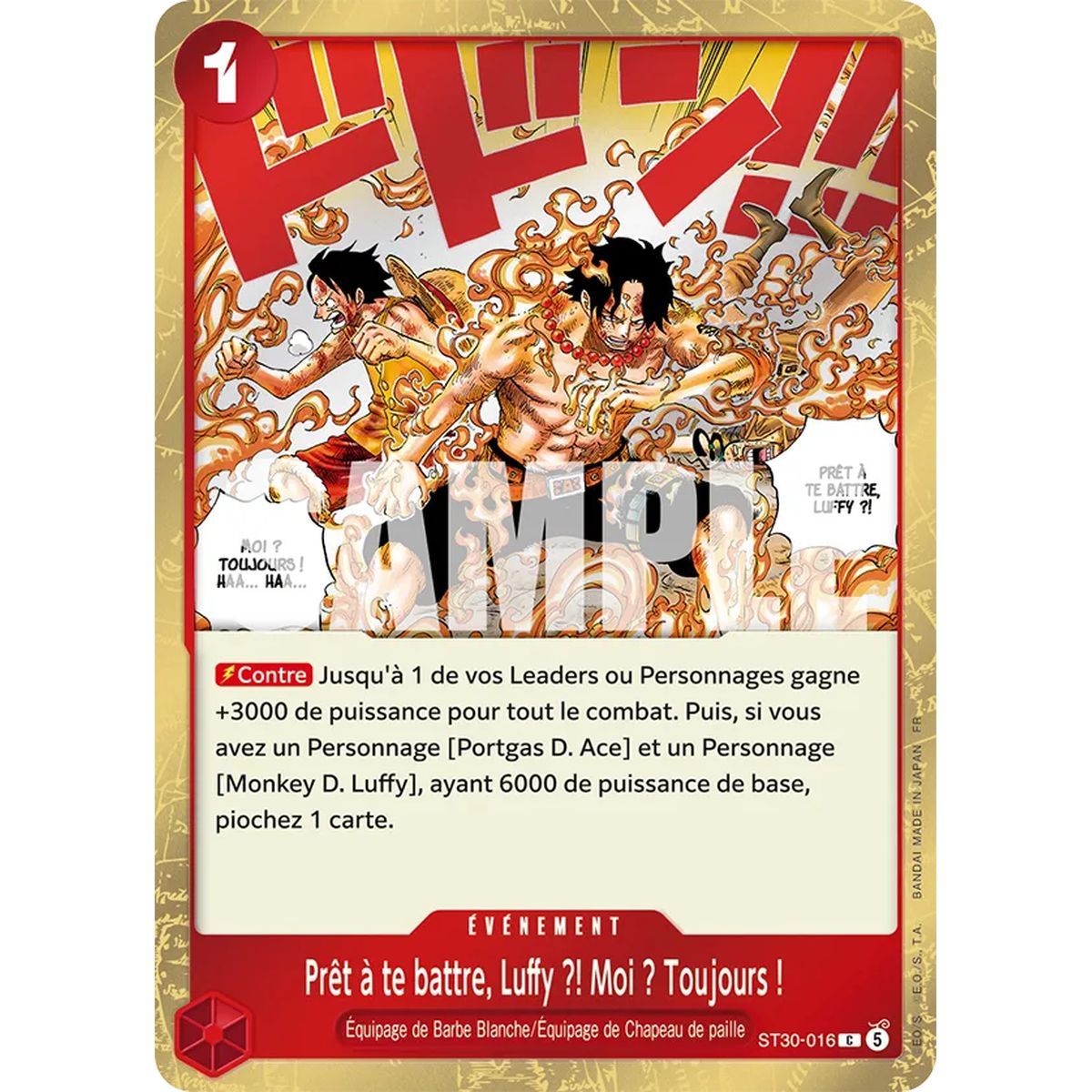 Deck Démarrage - Ace & Luffy - One Piece CG - ST30 - FR
