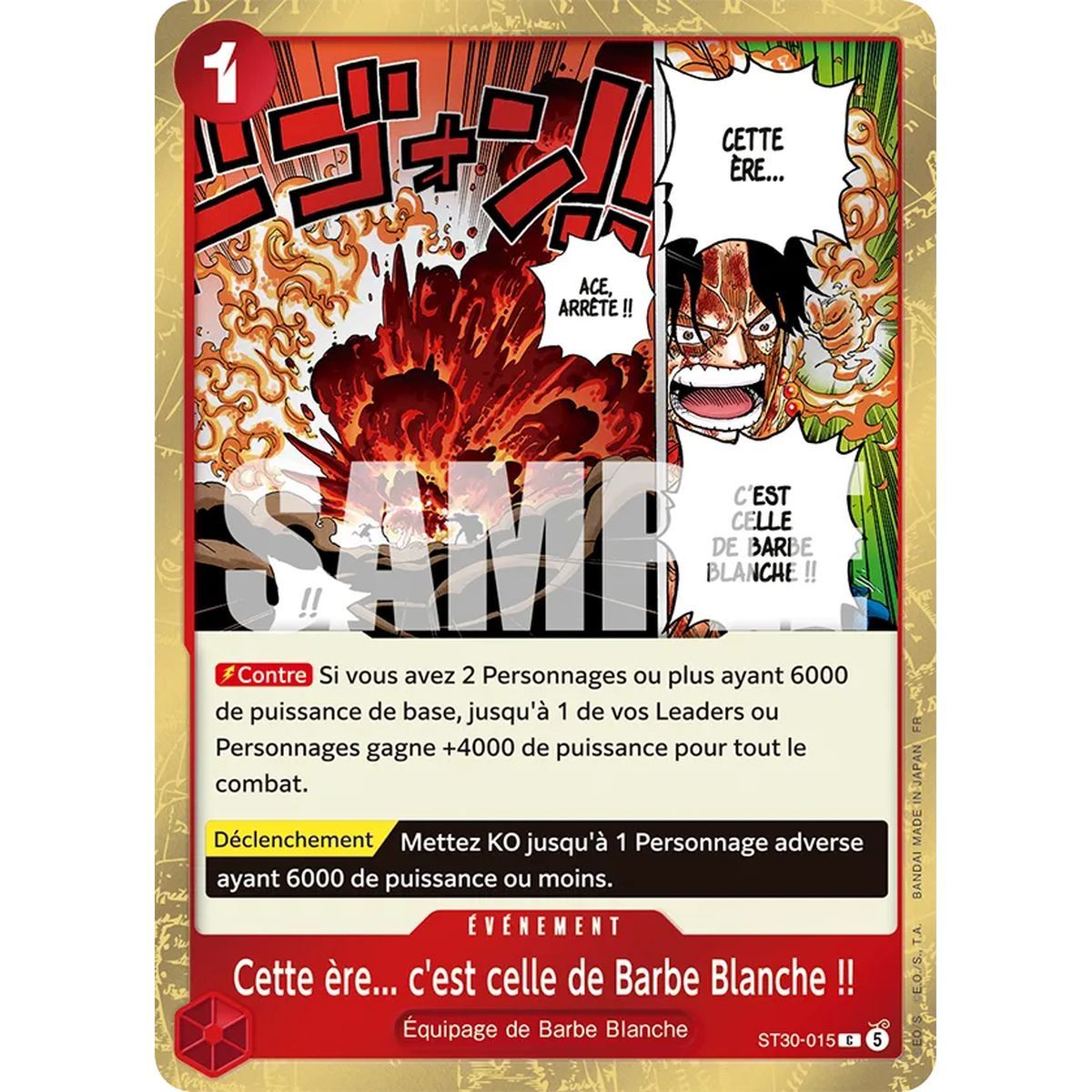 Deck Démarrage - Ace & Luffy - One Piece CG - ST30 - FR