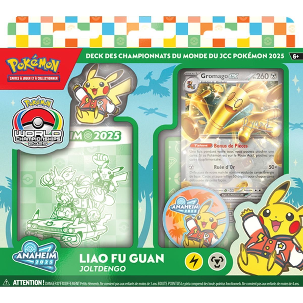 Deck des Championnats du Monde du JCC Pokémon 2025 - Gromago-ex - Pokémon - FR