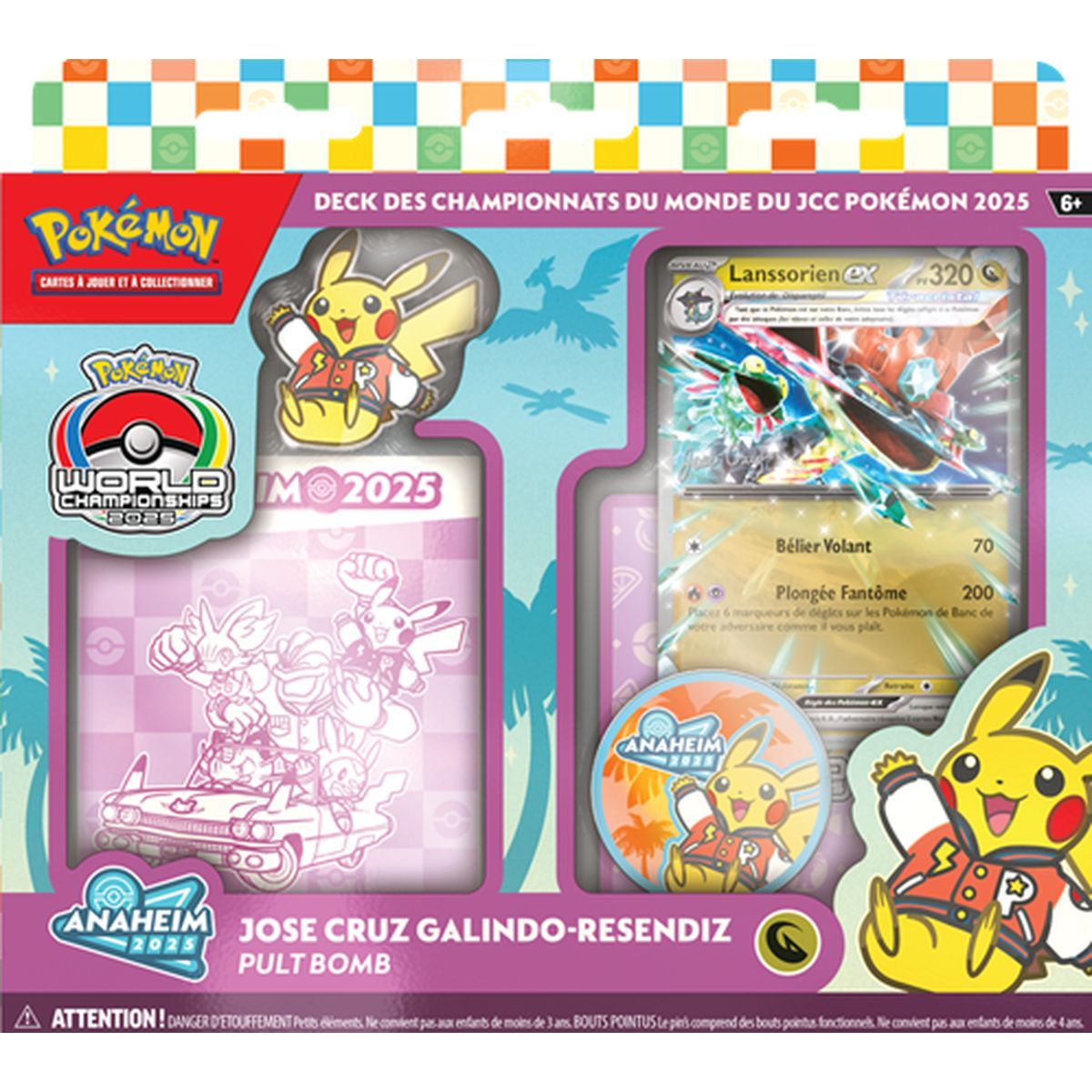 Deck des Championnats du Monde du JCC Pokémon 2025 - Lanssorien-ex - Pokémon - FR
