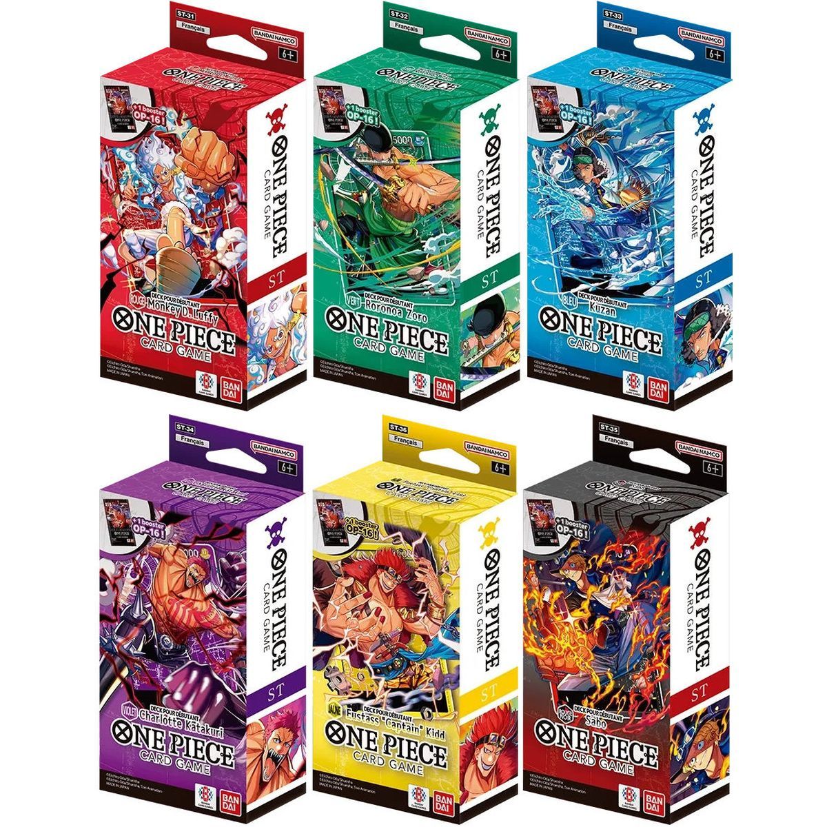 Deck pour débutant - Eustass "Captain" Kidd - One Piece CG - ST36 - FR