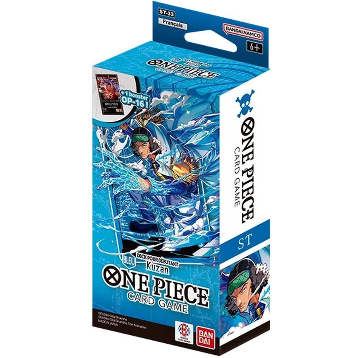 Deck pour débutant - Kuzan/Aokiji (Bleu) - One Piece CG - ST33 - FR